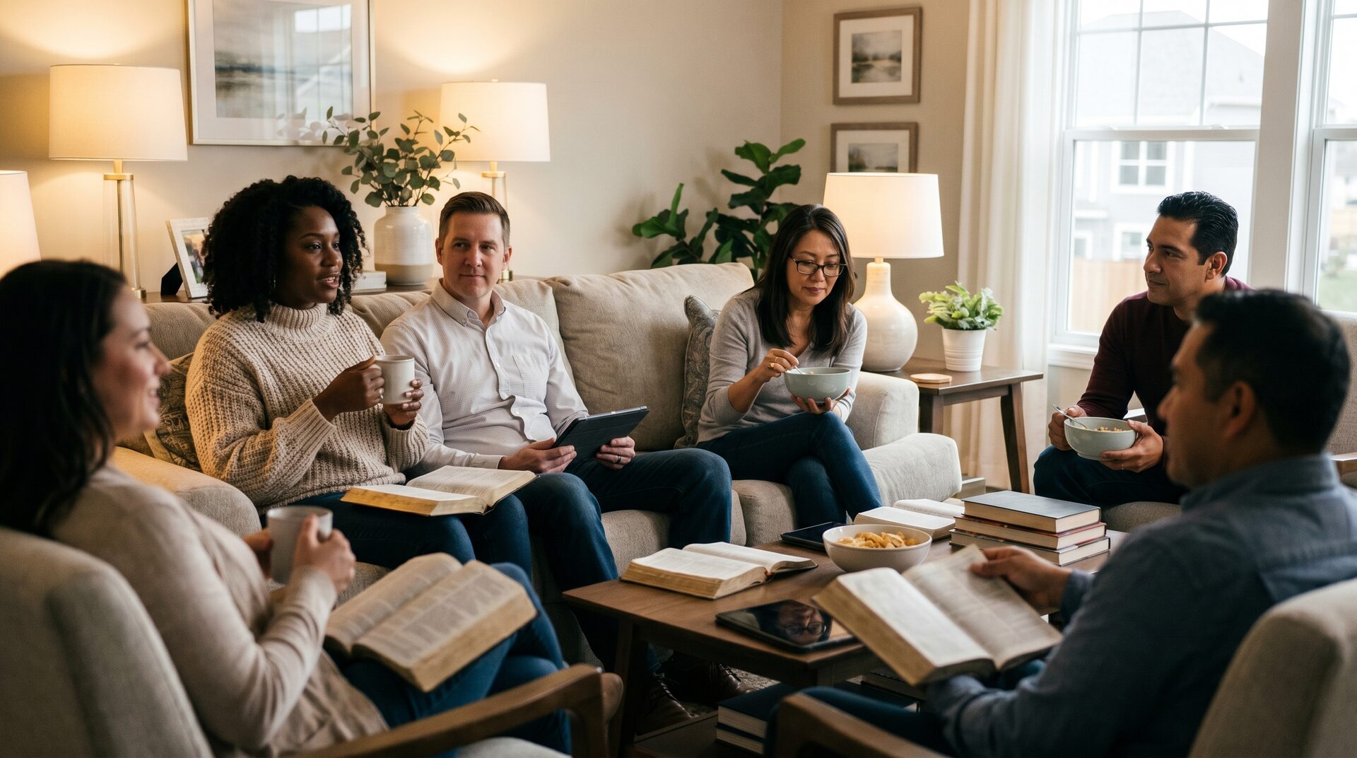 Connect Group meeting in a Bridgepoint home